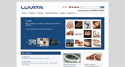 Desktop Screenshot of luvata.com